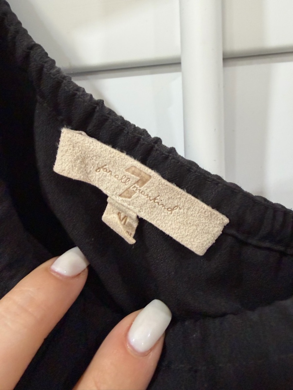 Black One-Shoulder Ruffle Blouse - Picture 3 of 5